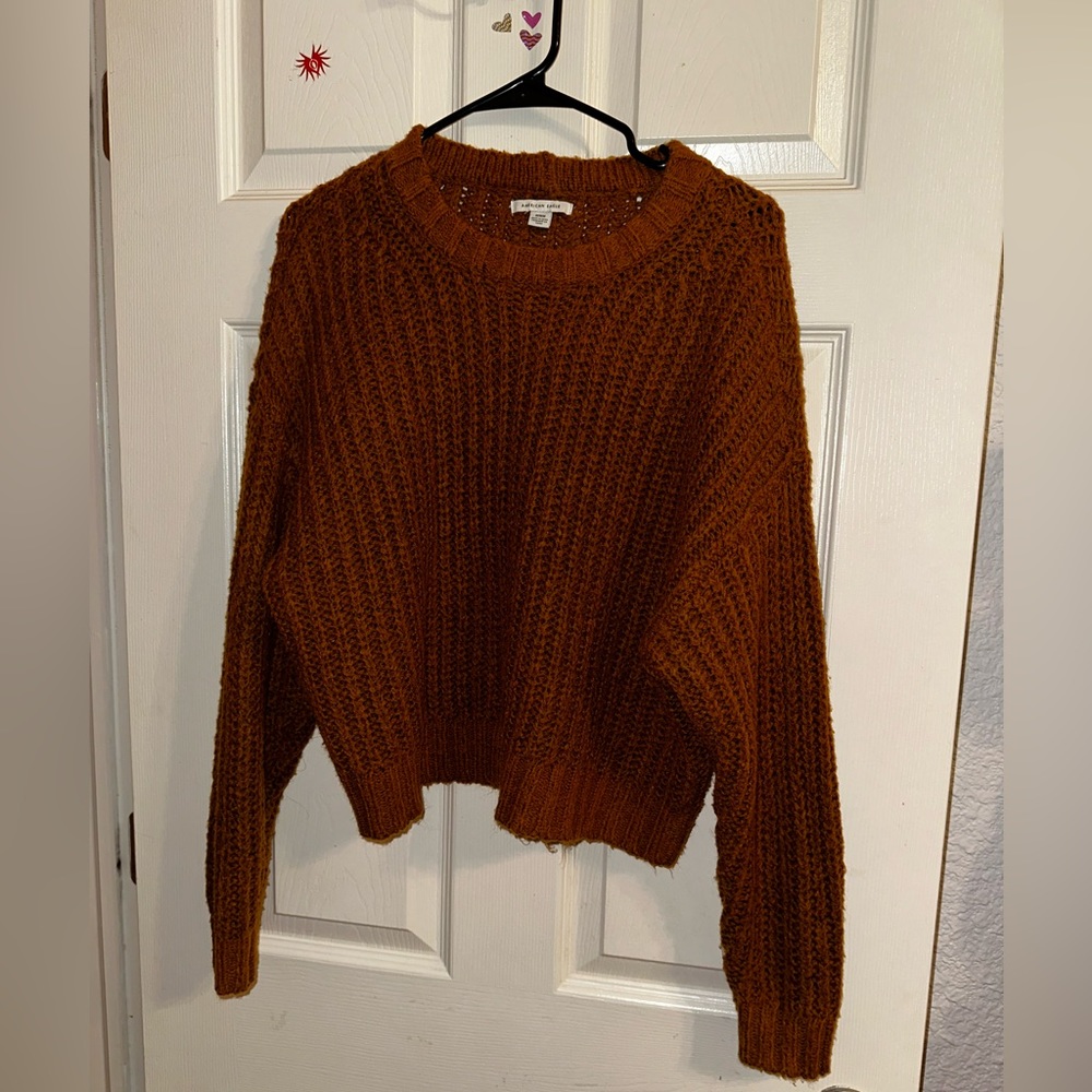 American eagle rust colored sweater size medium